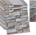 3D Brick Wall Panels Peel and Stick 20PCS - Easy Foam Faux Stone