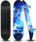 31 in Maple Cruiser Skateboard for Beginners - Light Up PU Wheels