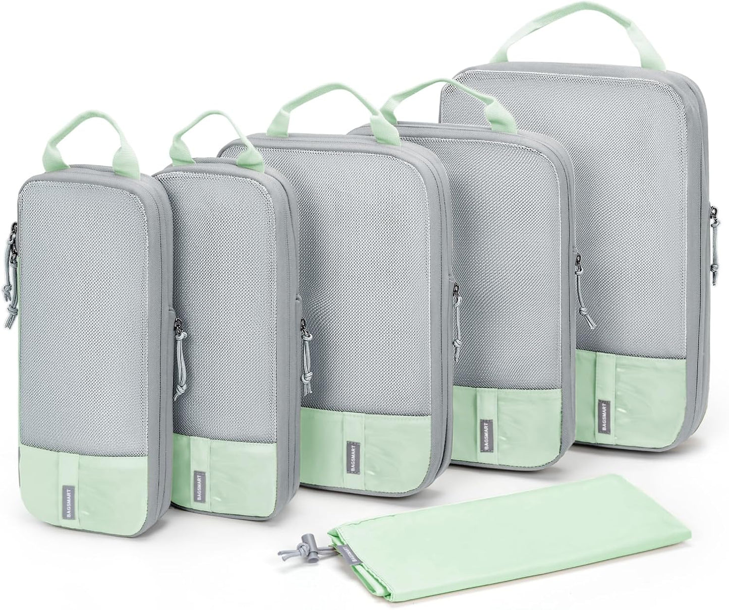 BAGSMART Compression Packing Cubes for Travel - Space Saver Bags