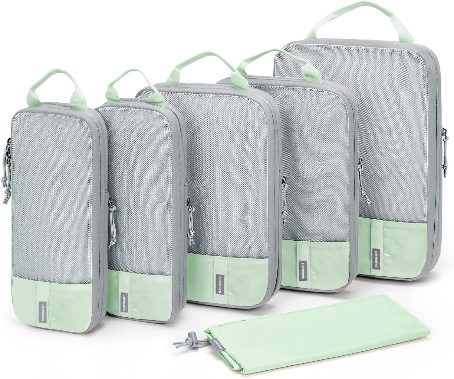 BAGSMART Compression Packing Cubes for Travel - Space Saver Bags