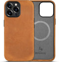 Belemay iPhone 13 Pro Max Leather Case with MagSafe - Vintage Tan