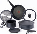 T-fal Ingenio Expertise 10-Piece Nonstick Cookware Set - Space-Saving
