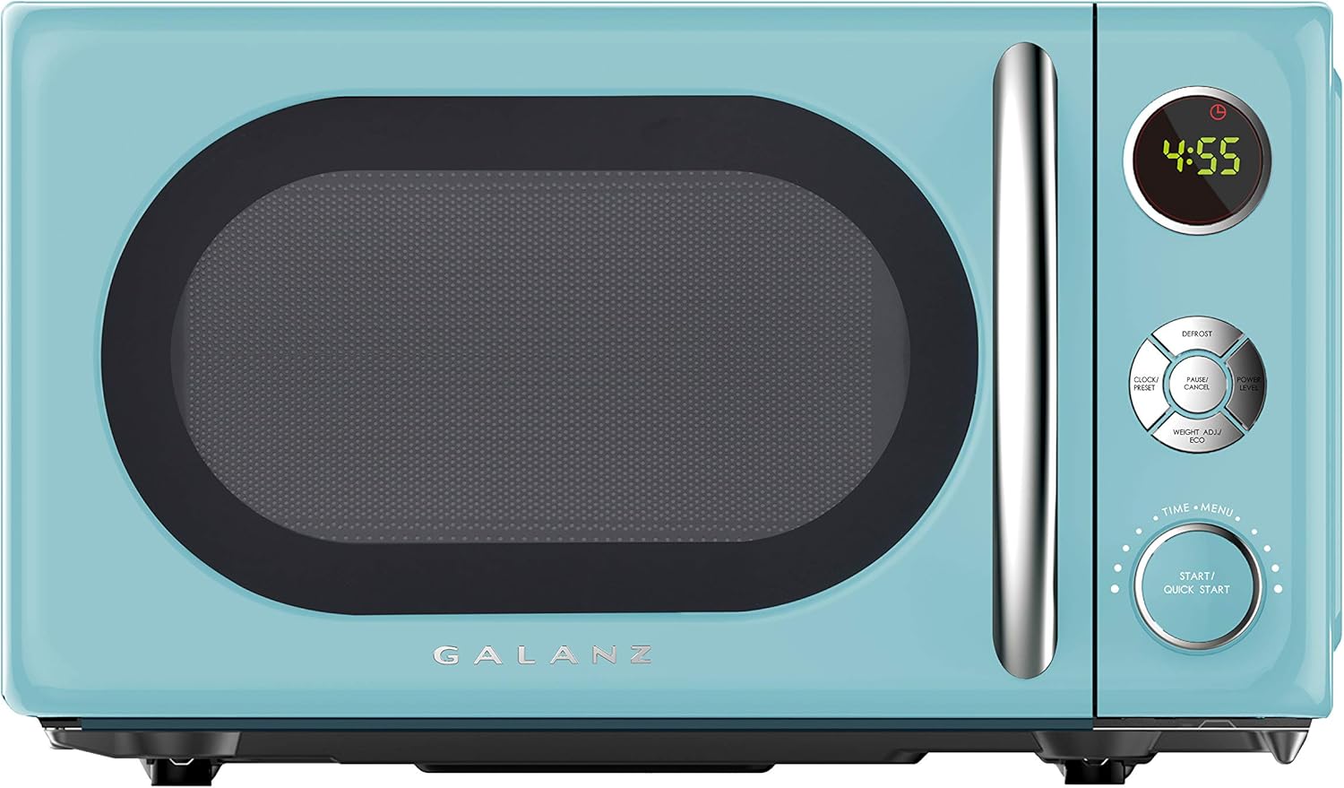 Galanz Retro Microwave Oven with Pull Handle Design and Child Lock