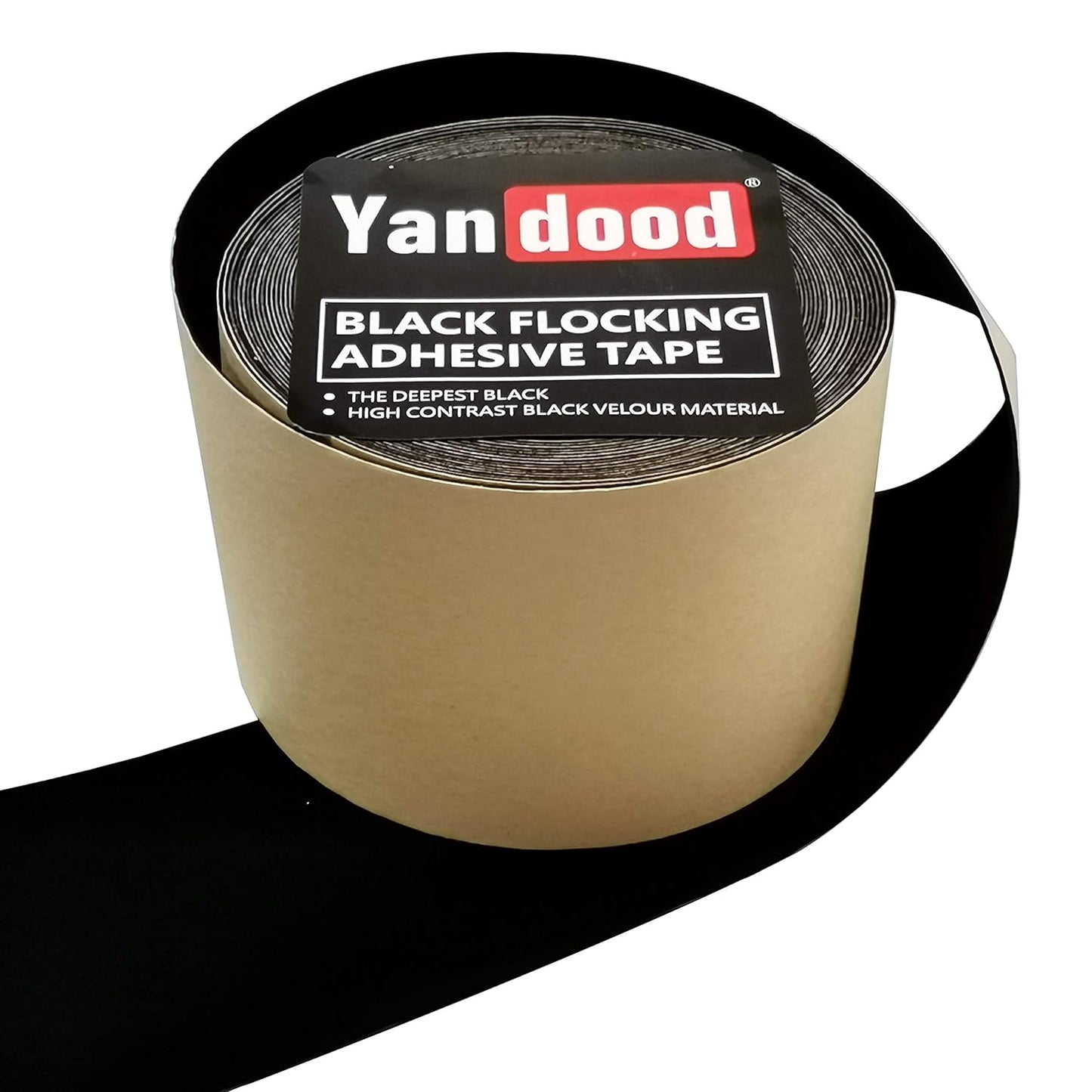 Ultra Black Felt Tape - Deep Contrast Border for Projector Screens