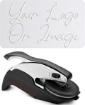 Custom Logo Embosser Seal Stamp Personalized Rectangle or Round - 2x1