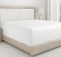 King Fitted Sheet Antique White - Deep Pocket 400 TC Cotton