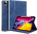 Blue Leather Case for iPad Pro 12.9 in 6th/5th/4th/3rd Gen - Built-in