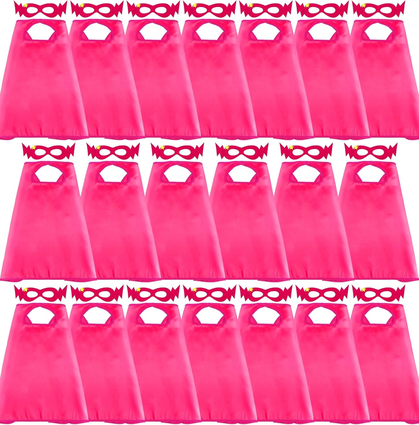 D.Q.Z Superhero Capes for Kids - 20 Sets for Fun Play