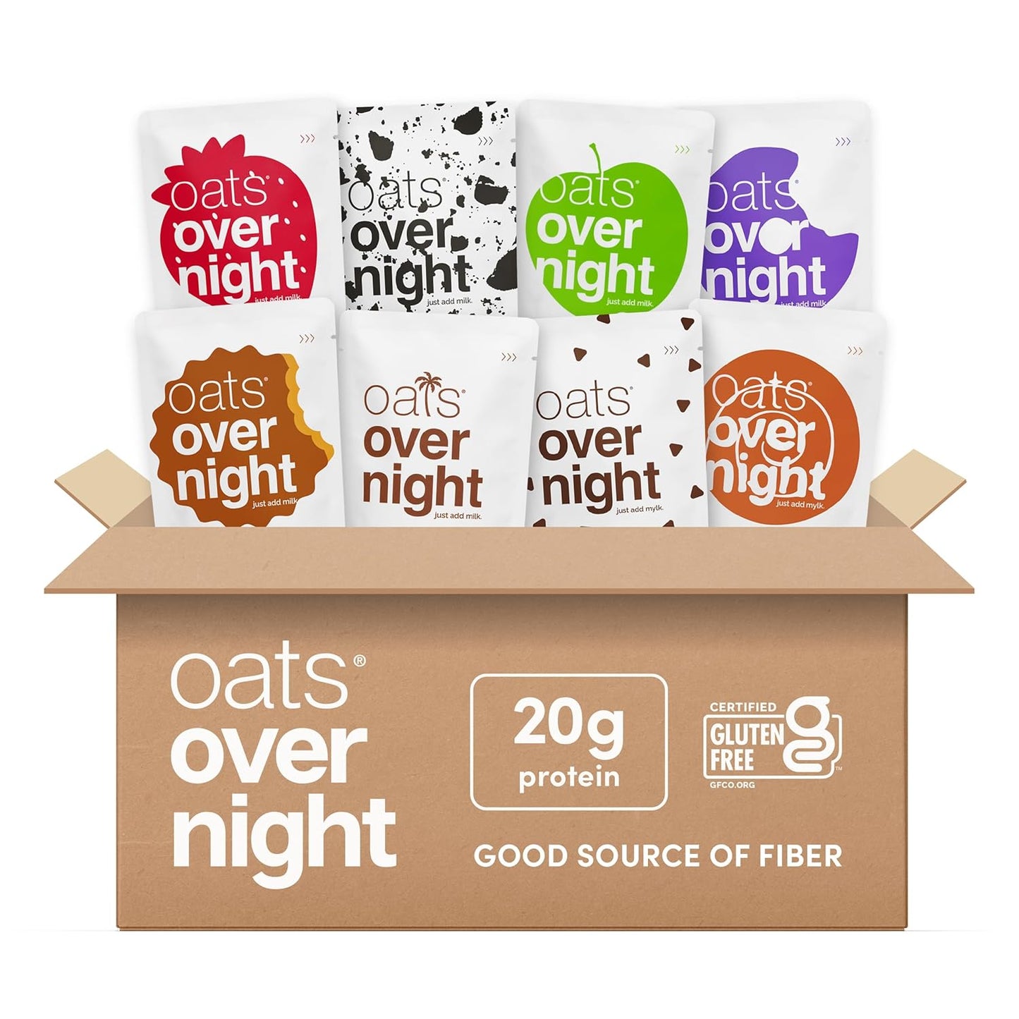 Oats Overnight Party Variety Pack - High Protein Breakfast Shake