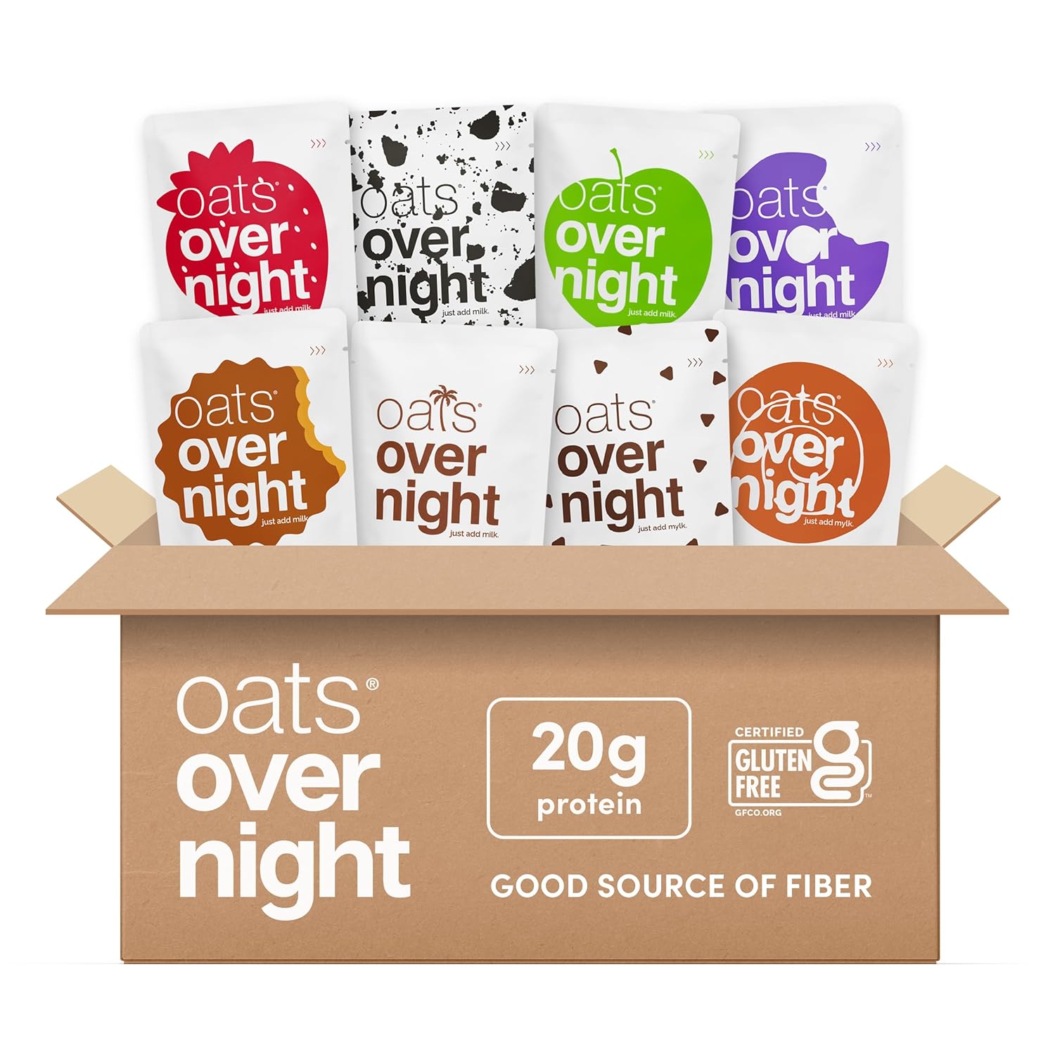Oats Overnight Party Variety Pack - High Protein Breakfast Shake