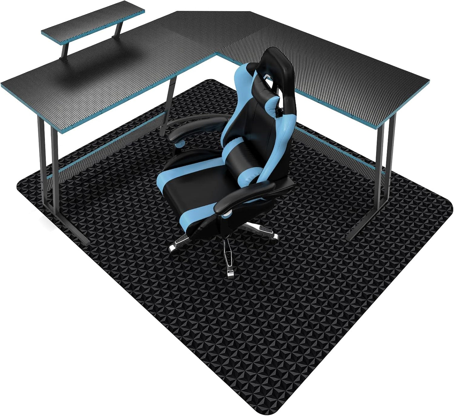 Premium Chair Mat for Hard Floors - 63in x 51in Office Use