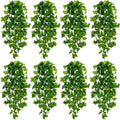 Fake Hanging Pothos Vines 8pcs - Lifelike Artificial Greenery