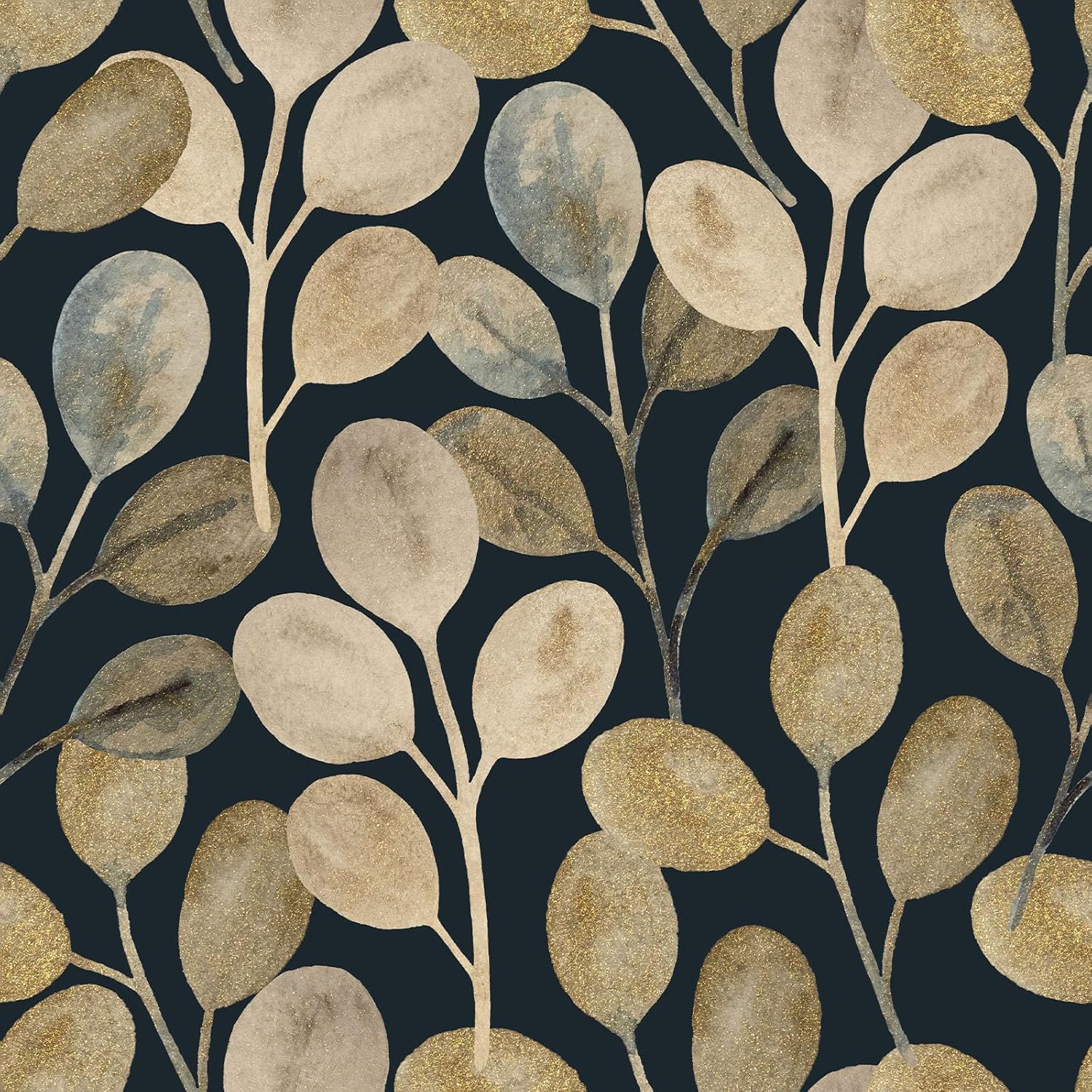 Gold Leaf Vintage Peel and Stick Wallpaper for Stylish Decor