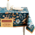 Table Cloth Rectangle 60 x 90 in Cotton Tablecloth - Luxury Dark Teal