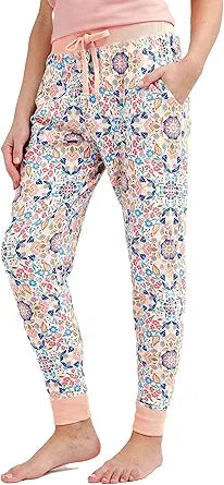 Women's Cotton Jogger Pajama Pants With Pockets for Comfort