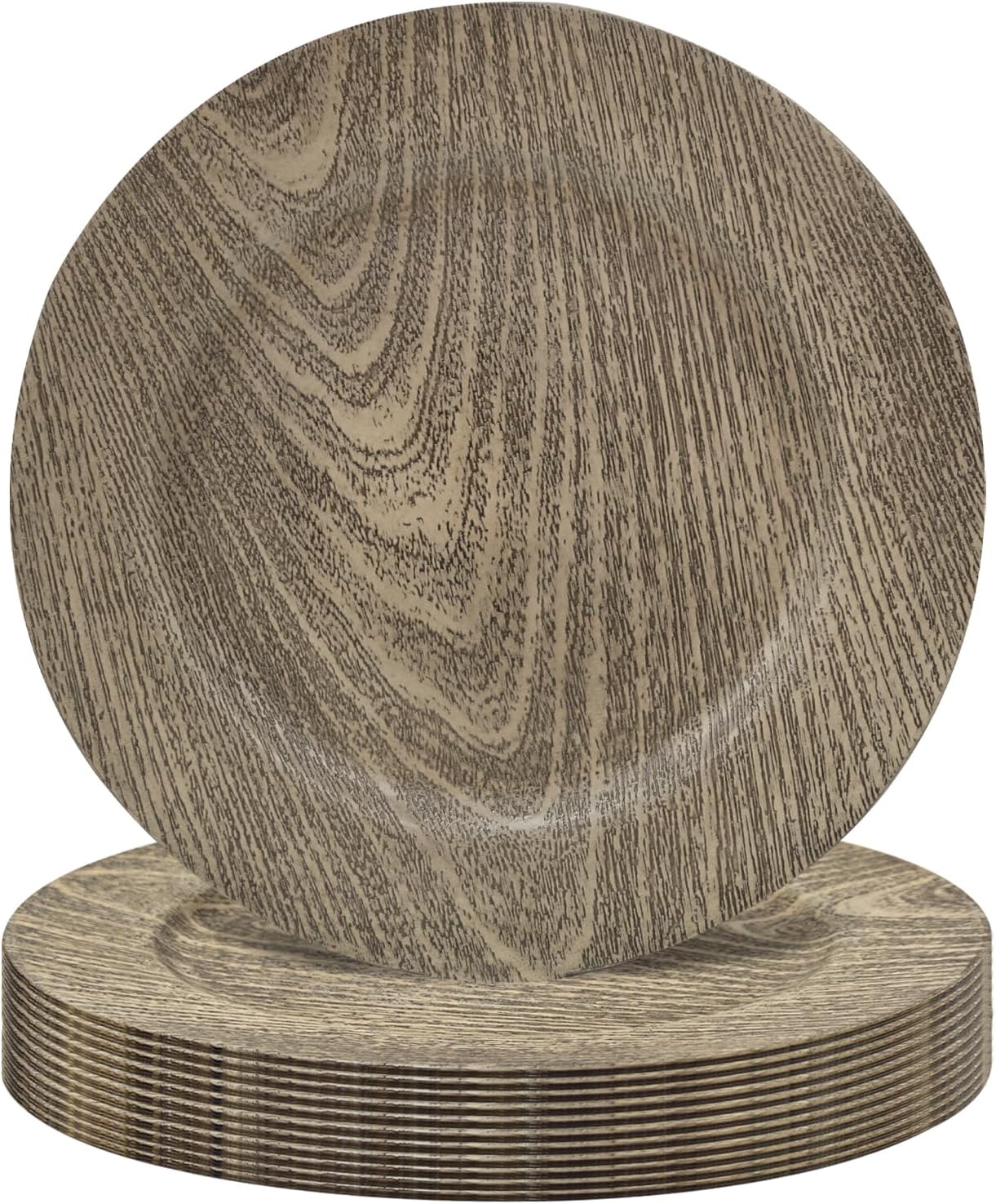 MAONAME Round Charger Plates Set of 12 for Elegant Dining
