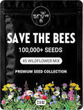 Wildflower Seeds 100,000 Pack - Save The Bees Mix Survive