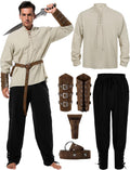 Renaissance Costume Men for Men - Complete Medieval Outfit Set