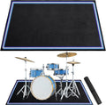 Colorful 4 x 6 Ft Drum Rug Mat for Indoor Outdoor Use