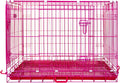 36 Inch Dog Crate Pink Medium Dog Kennel - Collapsible Cute Cage