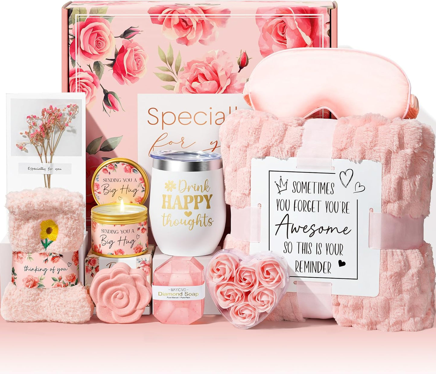 Luxury Birthday Gifts for Women Self Care Spa Gift Set