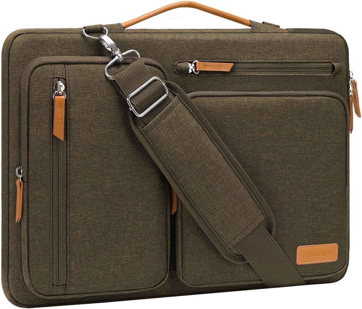 MOSISO 360 Protective Laptop Shoulder Bag for 15-15.6 inch Devices