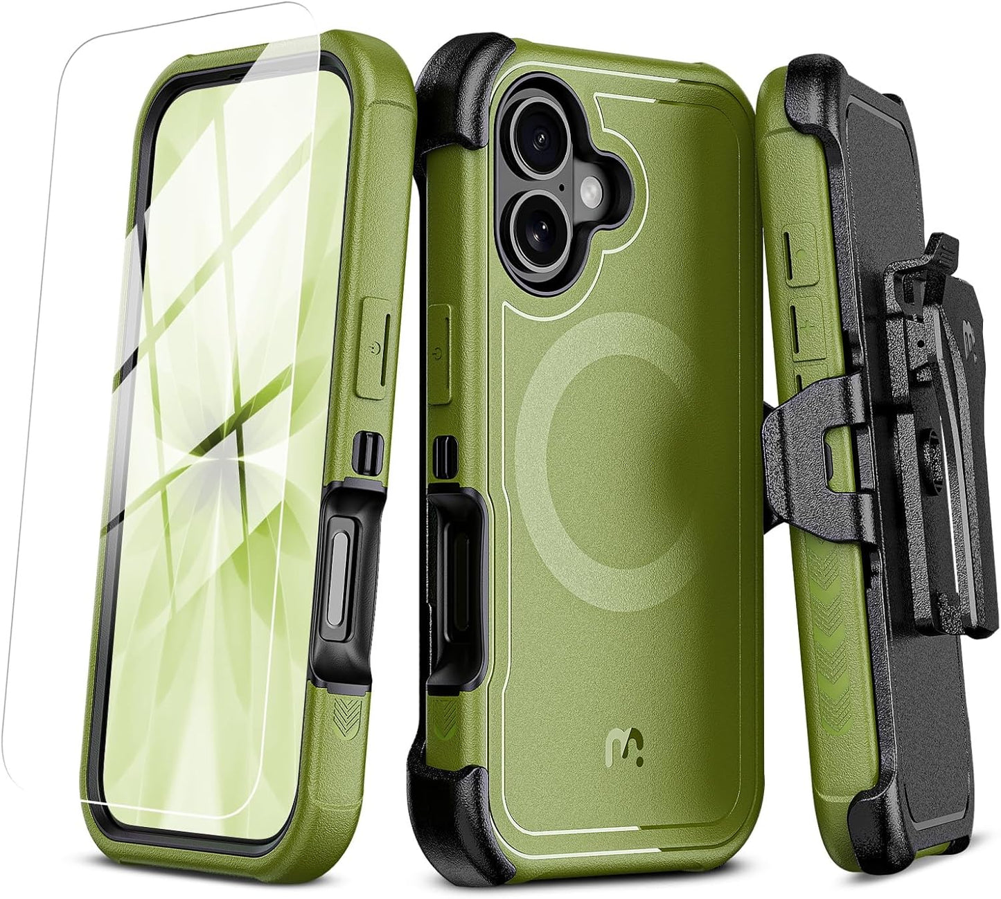 Maverick Series Heavy Duty Case for iPhone 17 with Holster