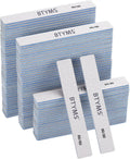 80/80 Grit Rectangle Nail Files 100 Count - Heavy Duty Shaping