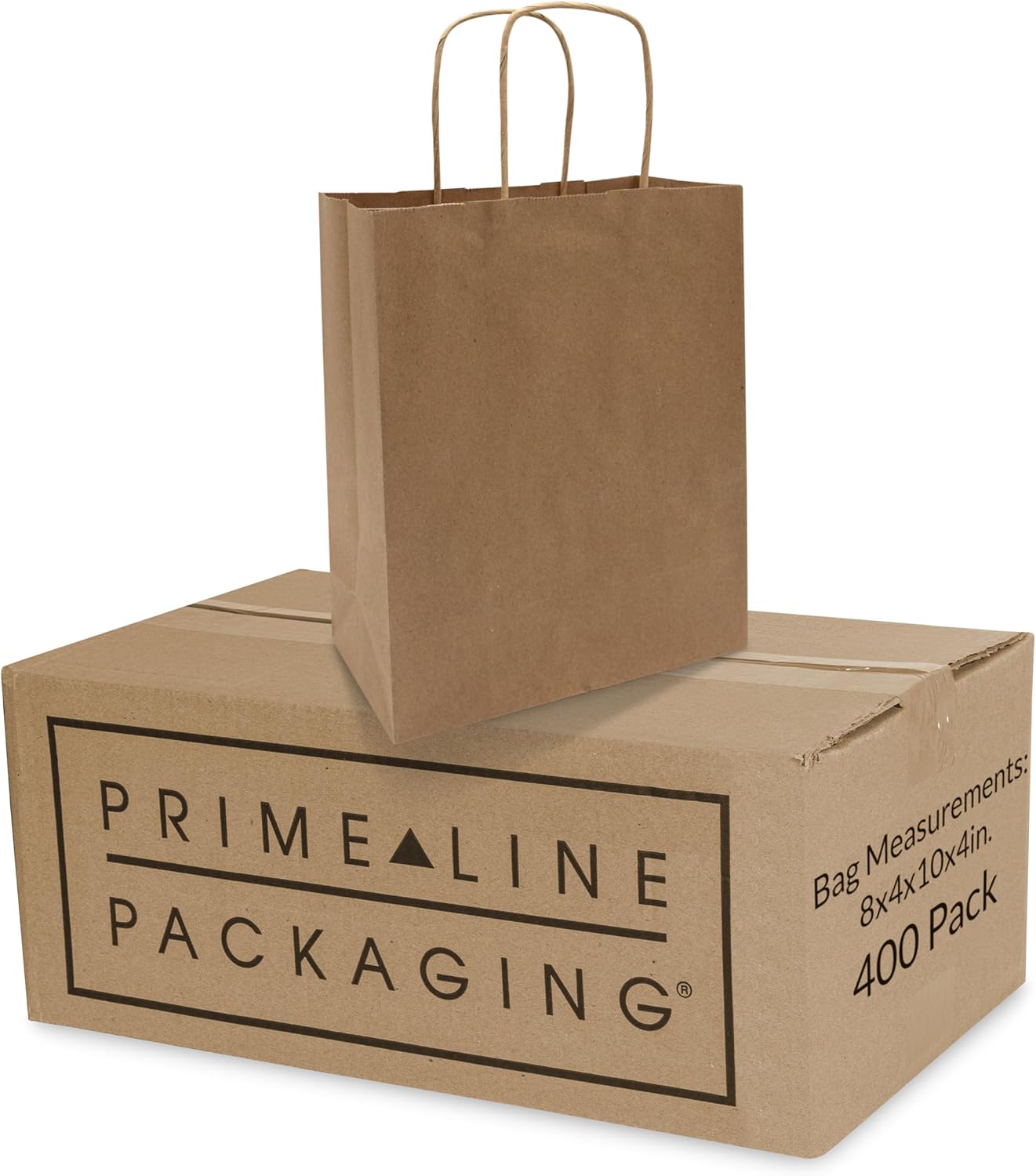 Brown Kraft Gift Bags with Handles for Small Business Needs