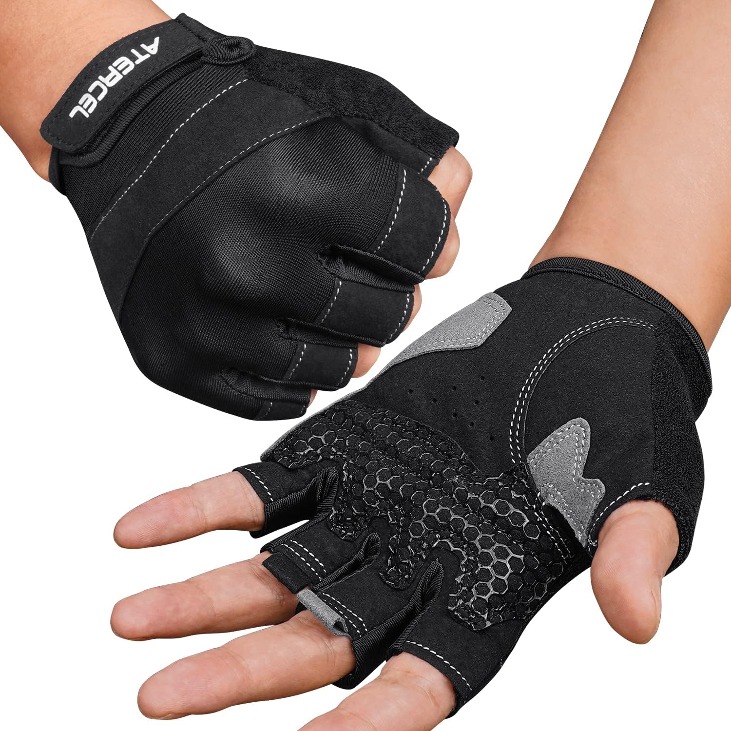 ATERCEL Powerlifting Gloves - Anti-Slip Protection