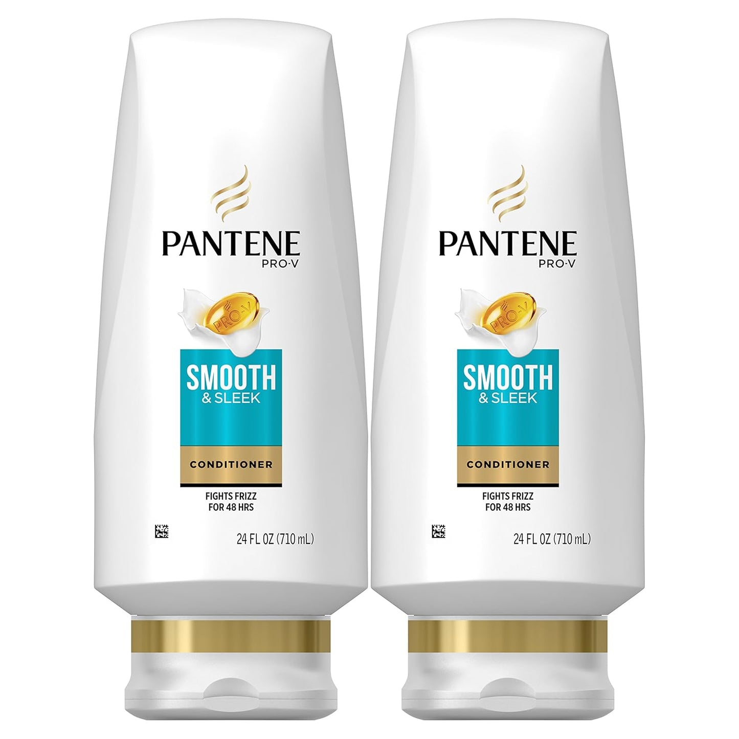 Pantene Frizz-Control Argan Oil Conditioner Duo - Smooth & Sleek Hair