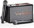 Retro Karaoke Machine for Adults Kids - Portable Bluetooth Speaker