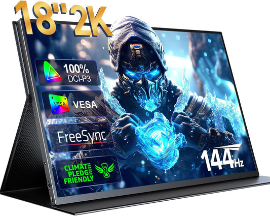 UPERFECT 2K 144Hz Portable Gaming Monitor - Ultimate Visual Experience