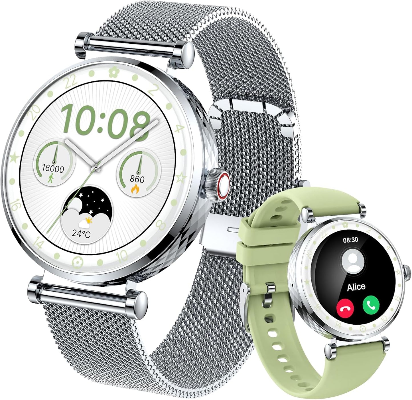 Smart Watch for Women with AMOLED Display and Fitness Tracker