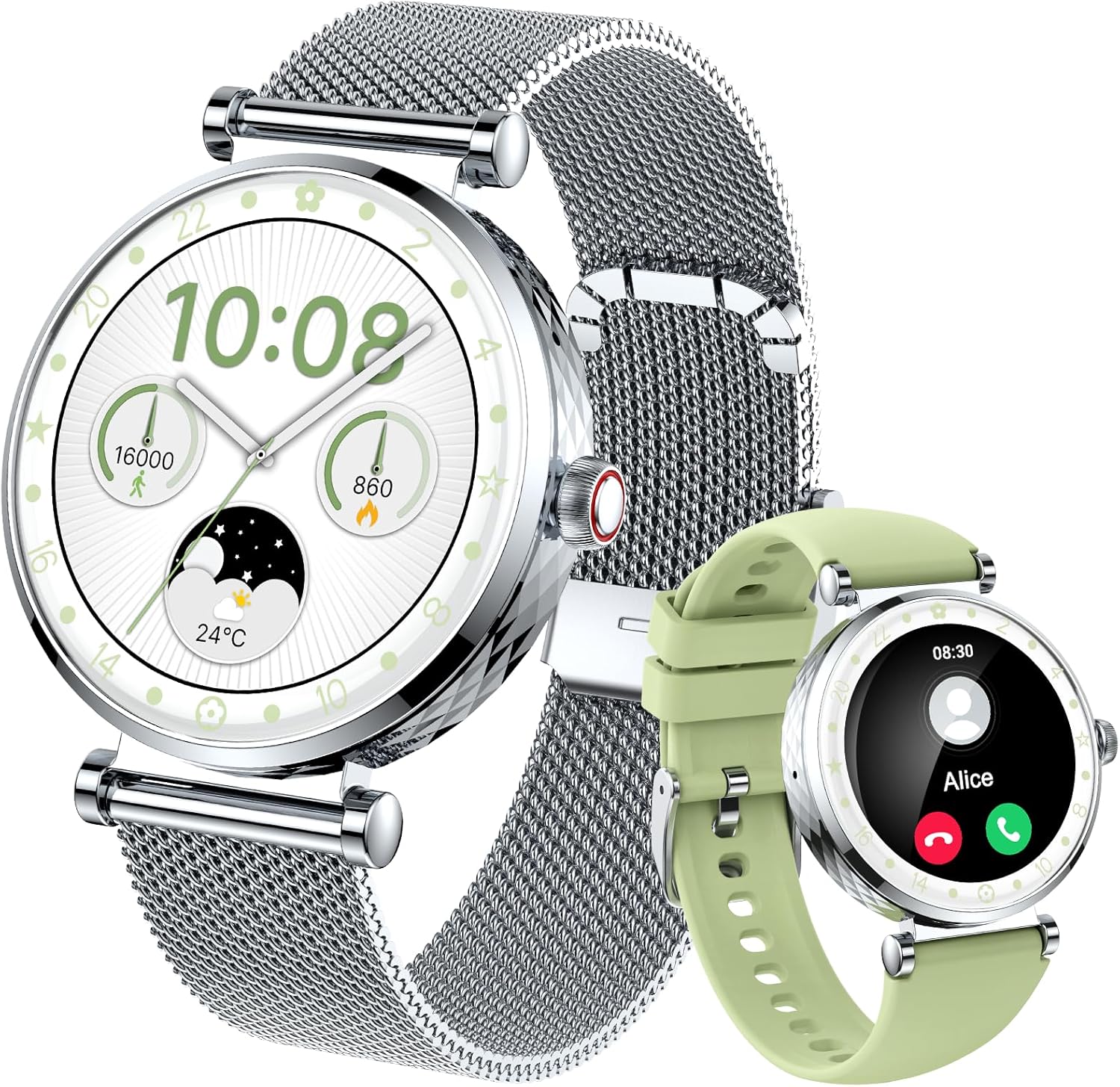 Smart Watch for Women with AMOLED Display and Fitness Tracker