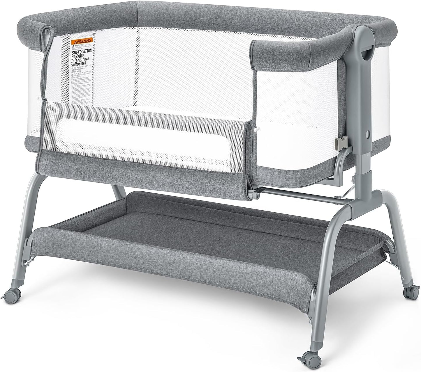 BabyBond Baby Bassinet: 3 in 1 Bedside Sleeper for Infants