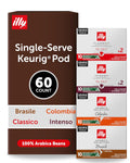 Illy Coffee K-Cups Compatible Pods Variety Pack - Keurig Compatible