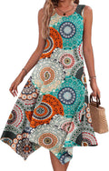 Fashionable Women's Summer Dress with Pockets and Elegant Hemline