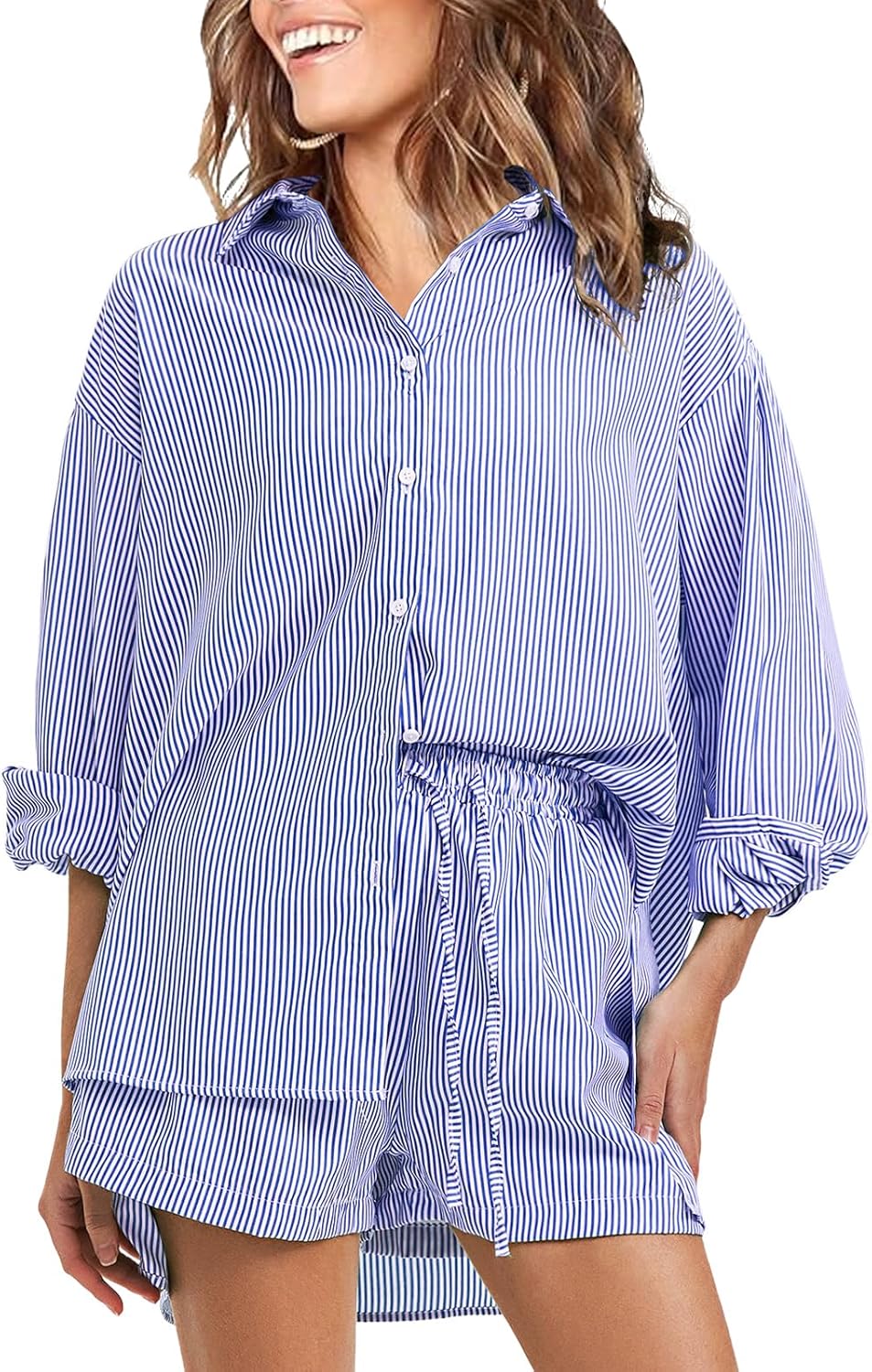 EXLURA Women's Summer 2 Piece Sets for Beach Vacation Style