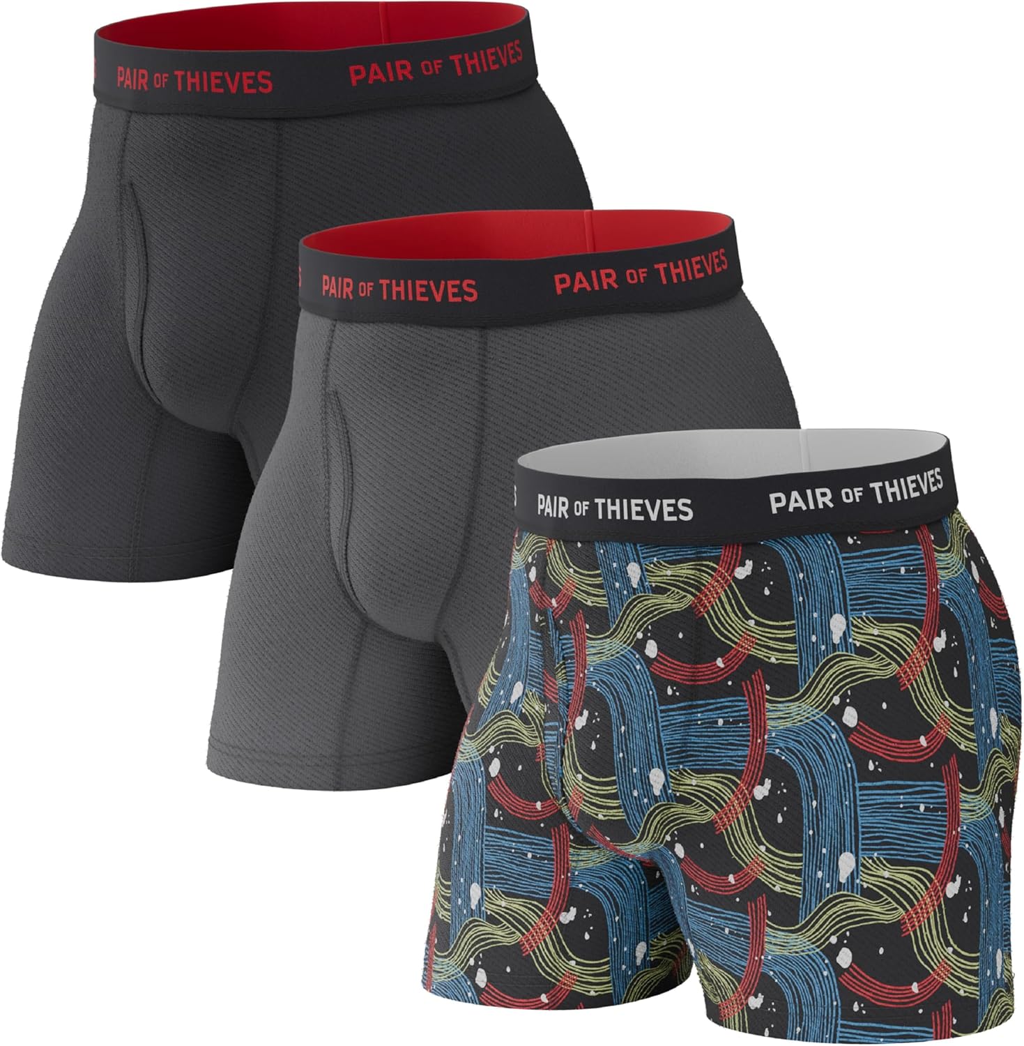 Super Fit Men's Boxer Briefs - Soft, Breathable, Quick-Dry Comfort