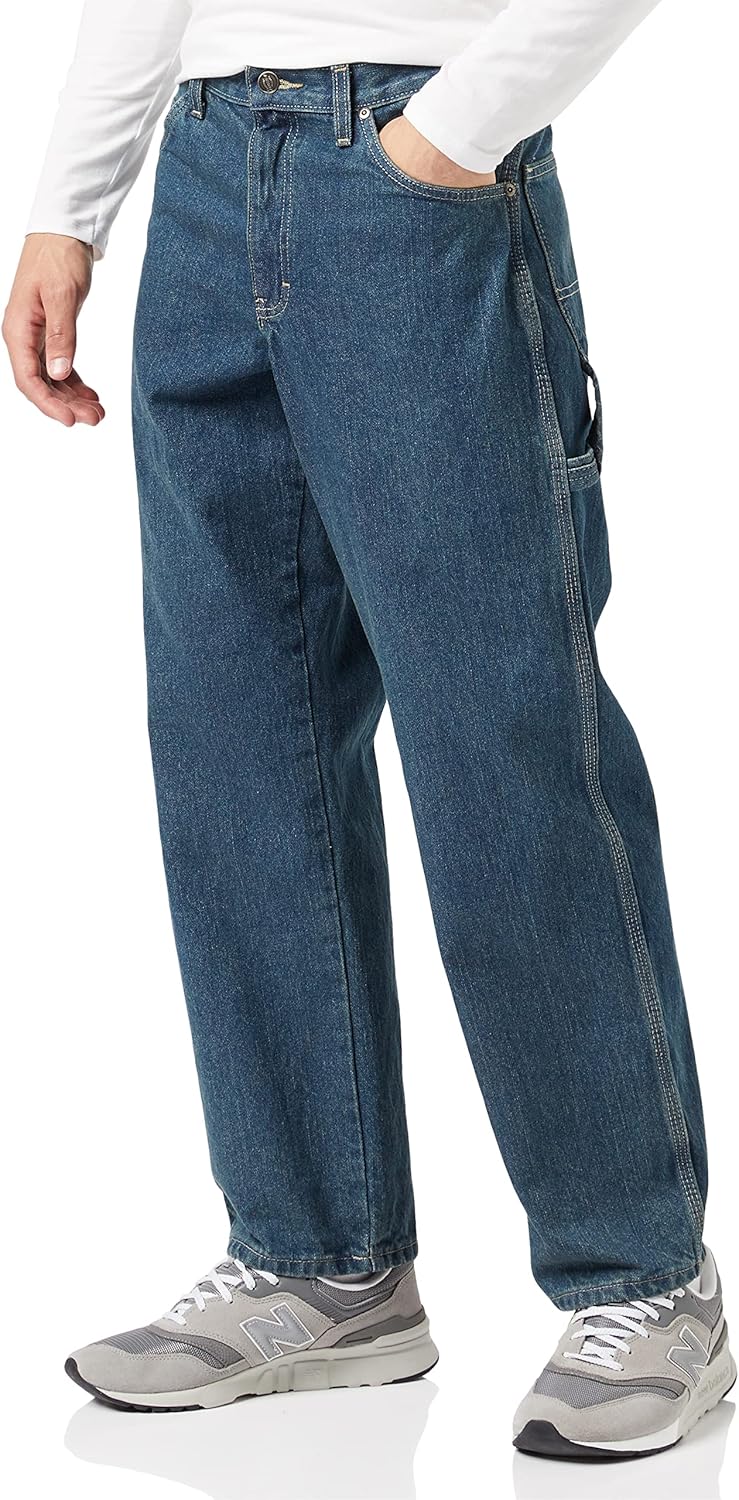 Dickies Men's Relaxed-Fit Carpenter Jean for Comfort and Durability