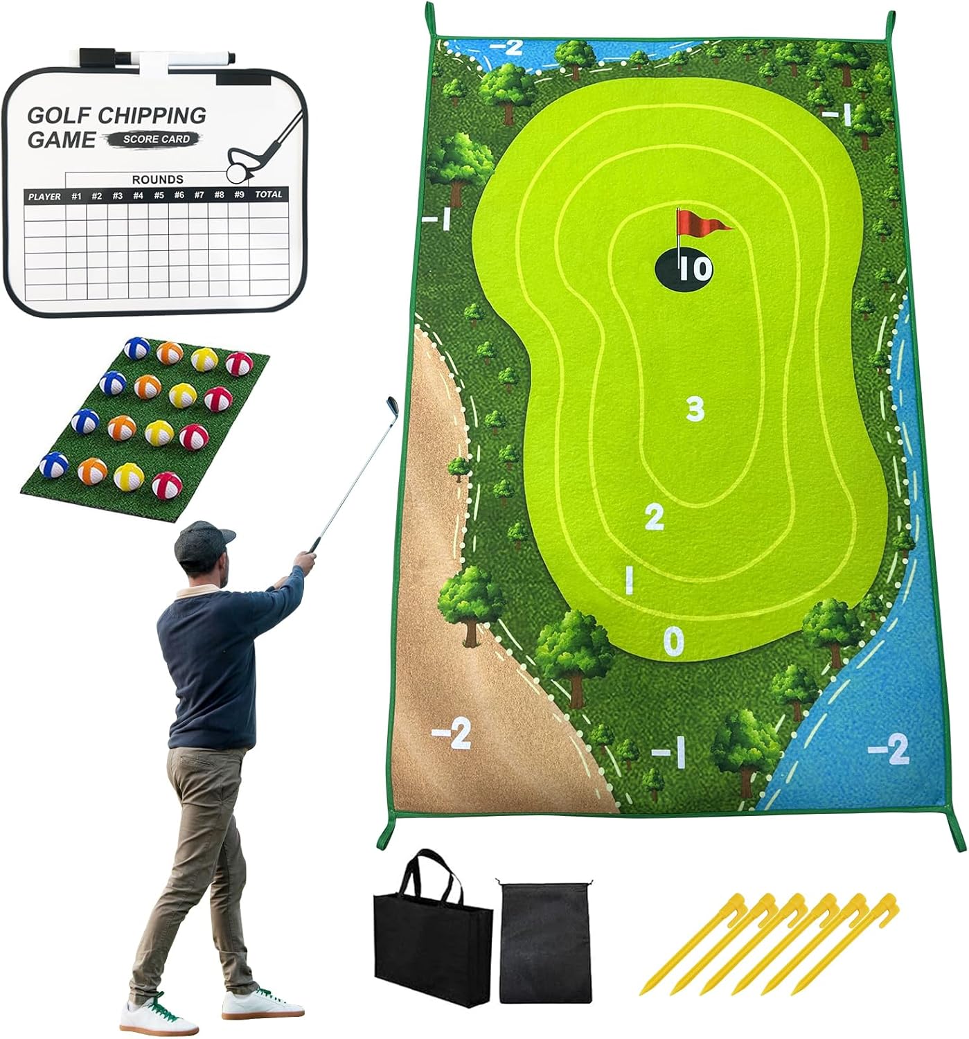 Improve Your Golf Game Anywhere with SIGONE Mat!