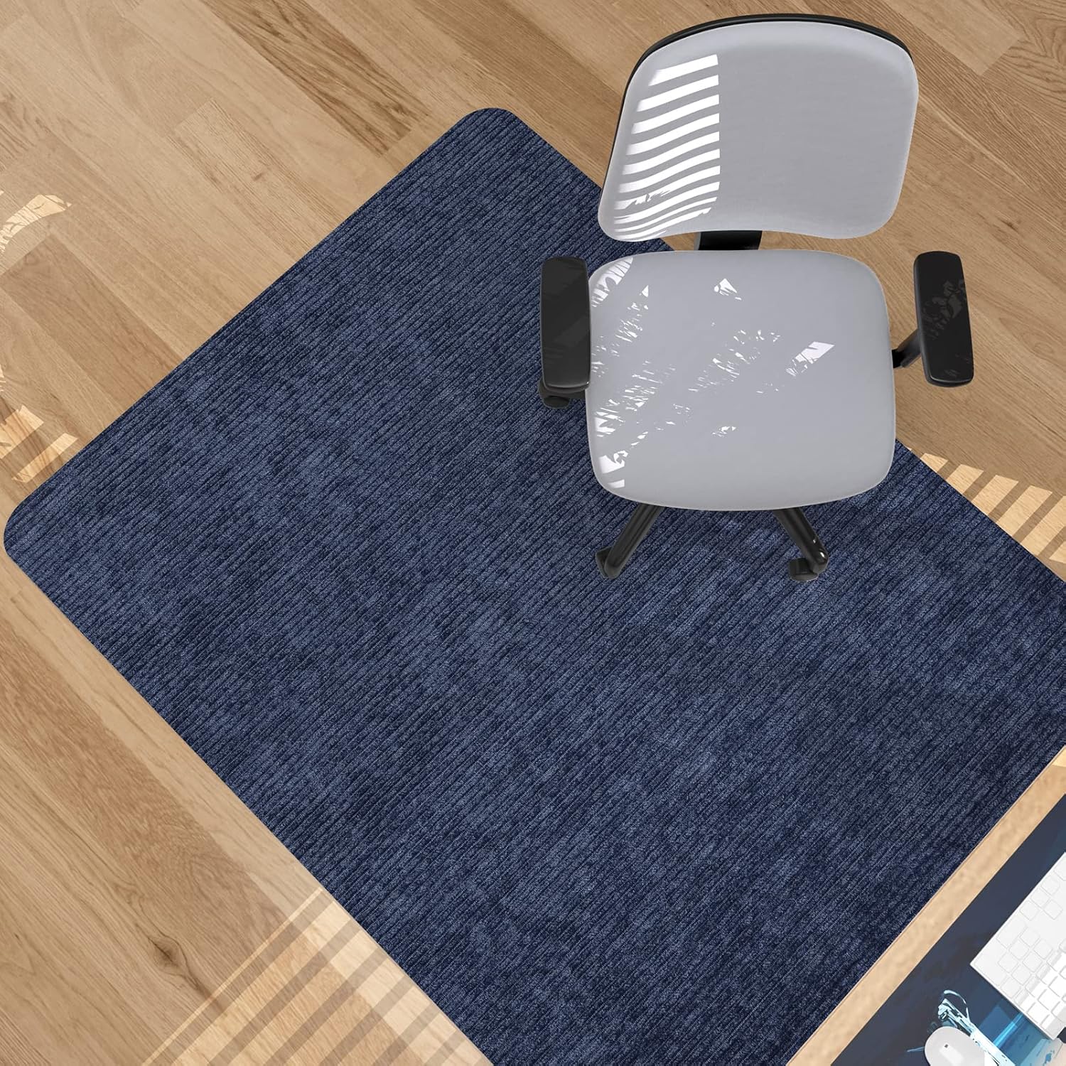 Placoot Corduroy Surface Chair Mat - Anti-Slip 55x35