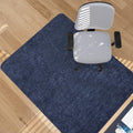 Desk Chair Mat for Hardwood Floor Corduroy Surface 35x55 in - Low-Pile