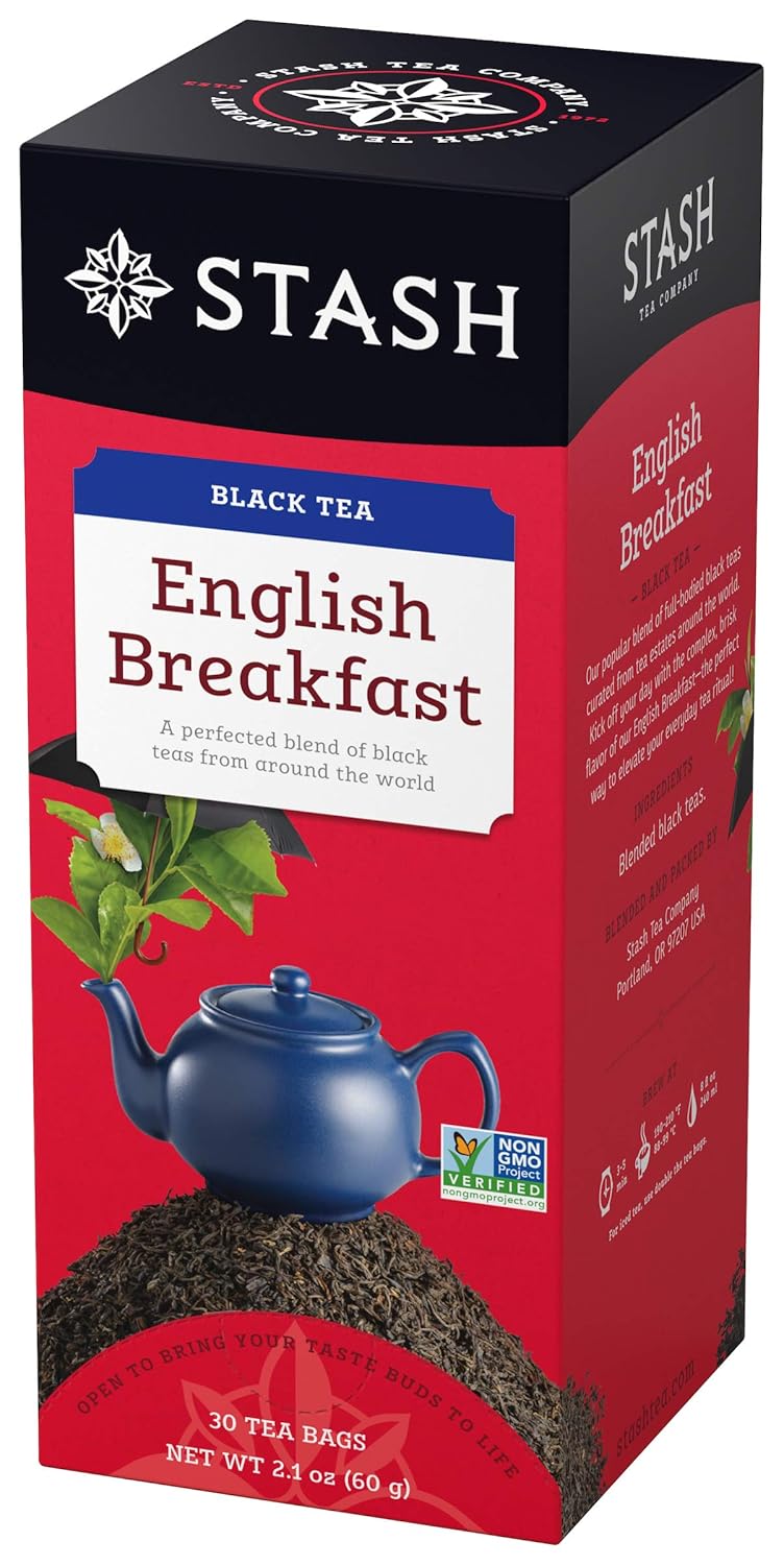 Stash Tea English Breakfast Black Tea - Bold Flavor in Every Cup