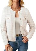 GRACE KARIN Womens Open Front Button Down Long Sleeve Cardigan