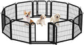 Yaheetech Dog Playpen Outdoor 24 in 12 Panels - Portable Exercise Pen