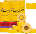 Perco 1 Line Yellow Labels - 32,000 Pack for Perco Price Guns