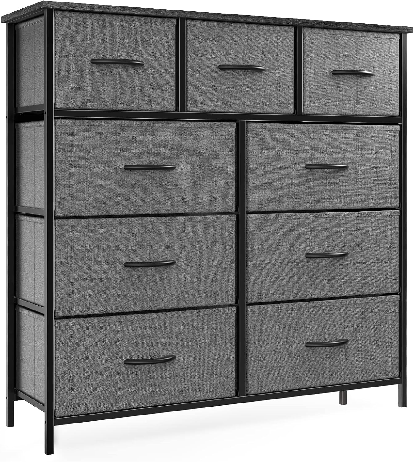 OLIXIS Dresser for Bedroom with 9 Storage Drawers and Organizer