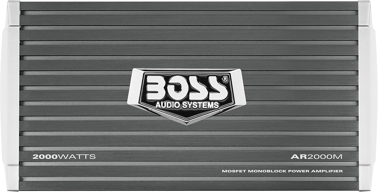 BOSS Audio Systems AR2000M Monoblock Car Amplifier for Bass